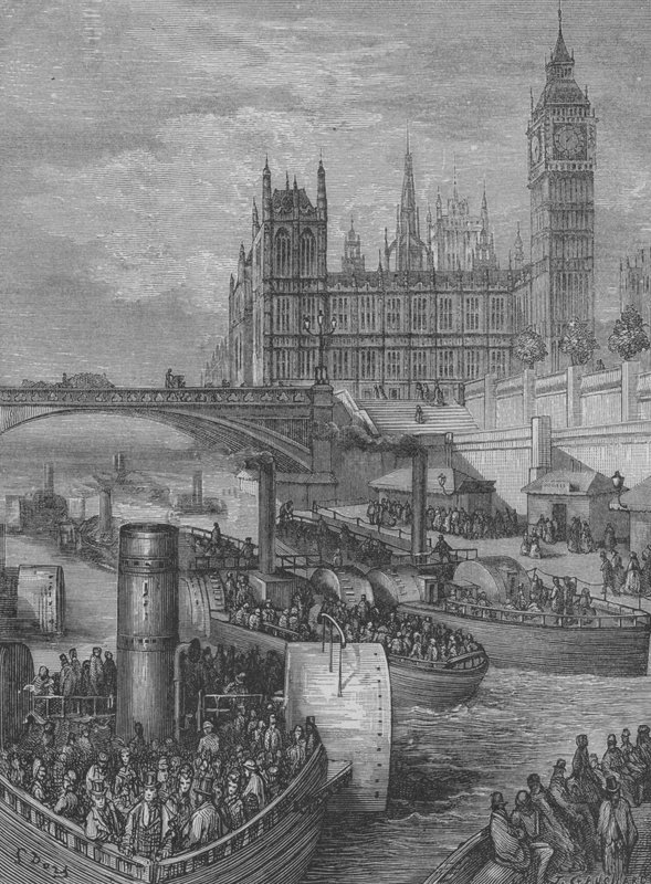 Regatta, The Depart av Gustave after Dore