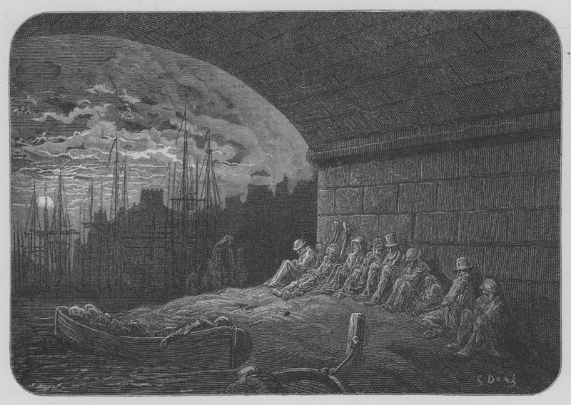 Under broarna av Gustave after Dore