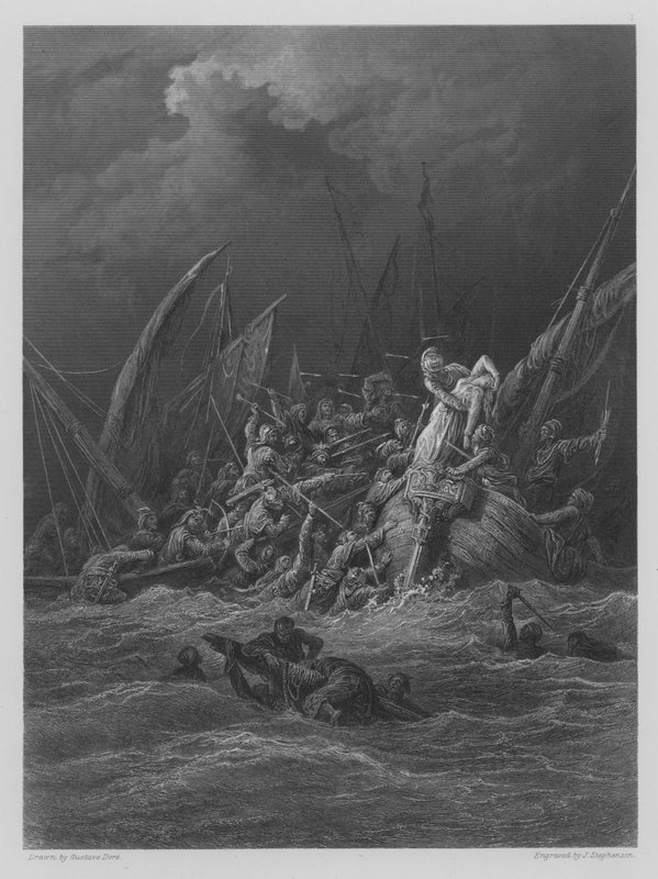 Sjöstriden av Gustave after Dore
