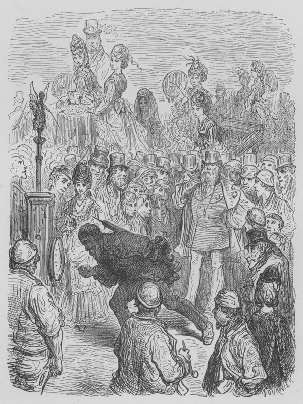 Styrka och skicklighet i Derby av Gustave after Dore