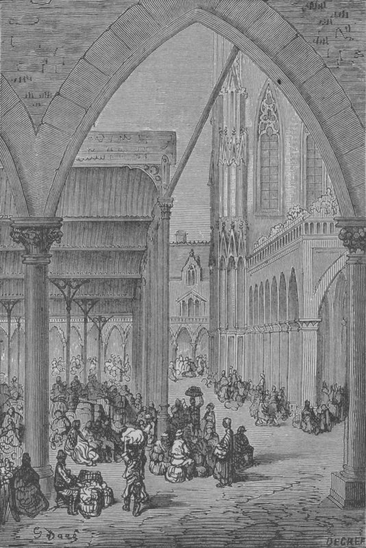 En ny marknad av Gustave after Dore