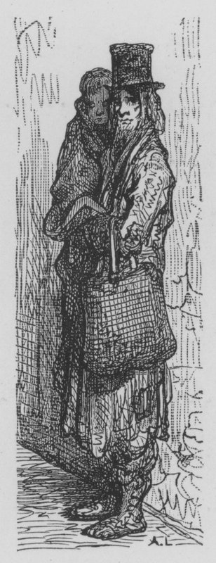 En tiggare av Gustave after Dore