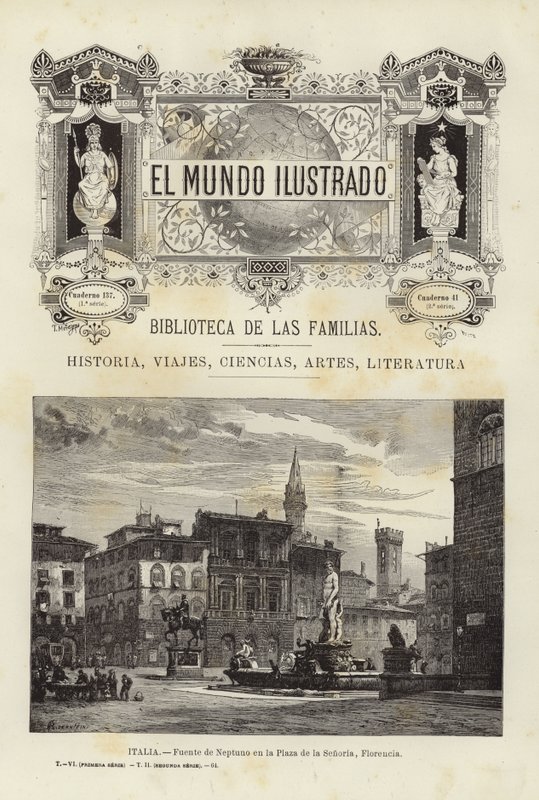 Framsidan av "The Illustrated World" av Gustave Bauernfeind