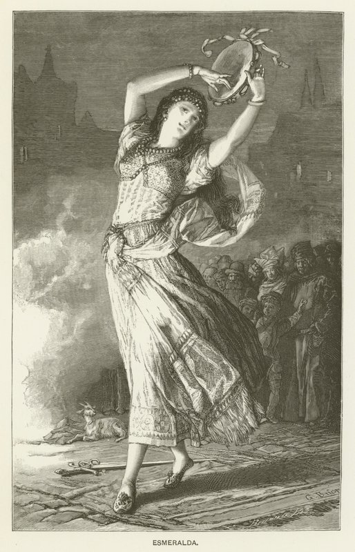 Esmeralda av Gustave Brion