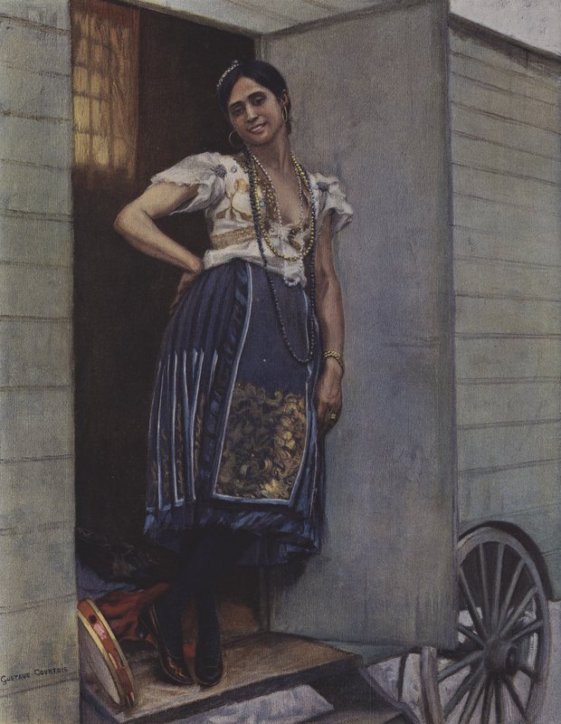 Bohemienne (zigenare) av Gustave Claude Etienne Courtois
