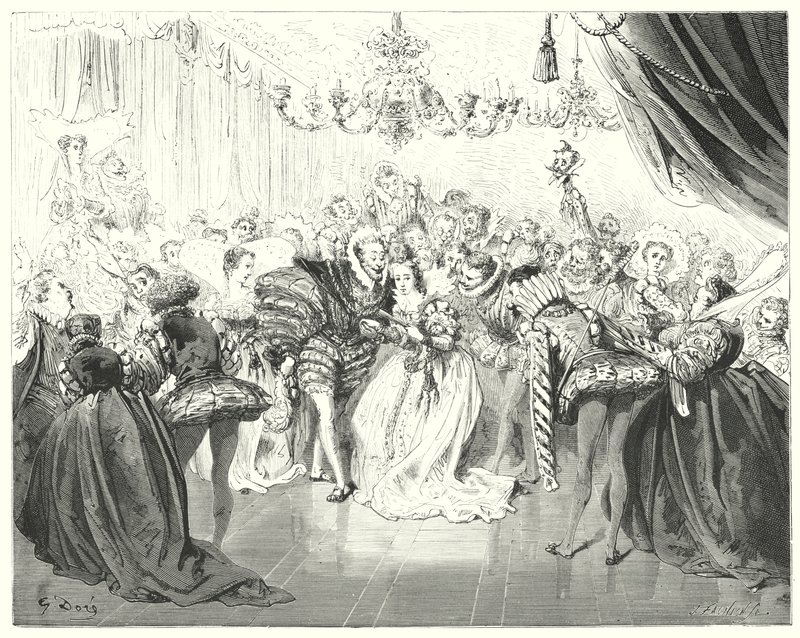 Cendrillon; Askungen (gravyr) av Gustave Dore