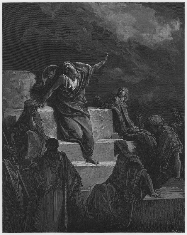 Gustave Dore Bibeln: Jeremiah (gravyr) av Gustave Dore
