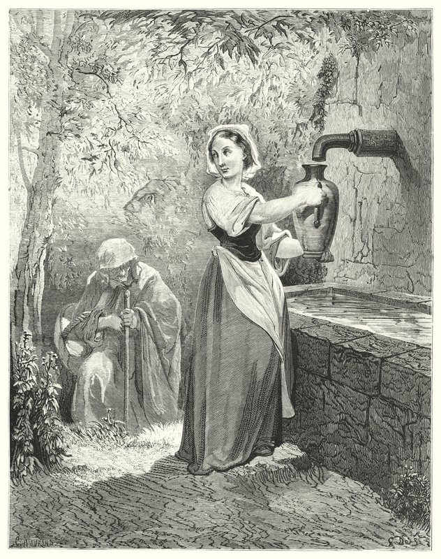 Le Fees; The Fairies (gravyr) av Gustave Dore