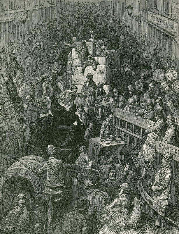 London gatubild av Gustave Dore