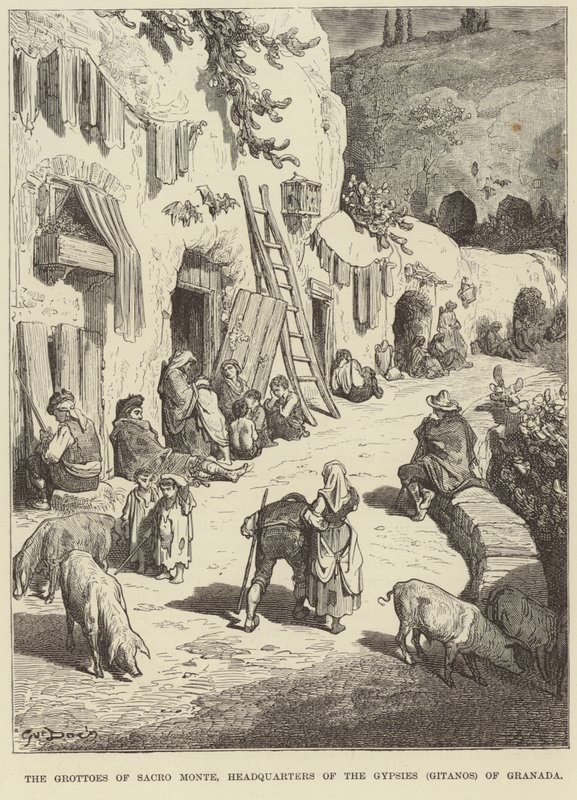 Sacro Montes grottor av Gustave Dore
