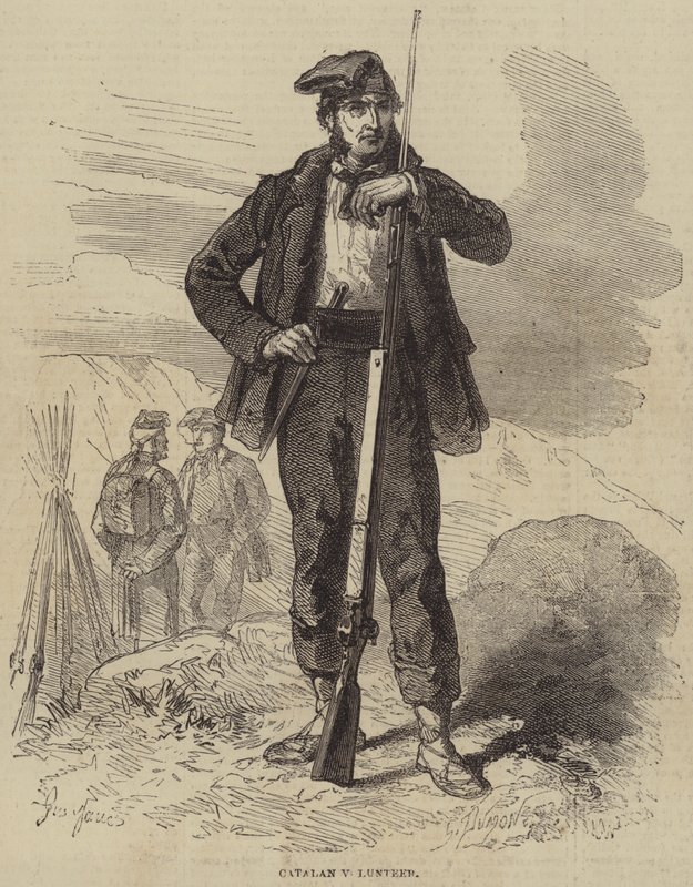 Catalan Volunteer  av Gustave Janet