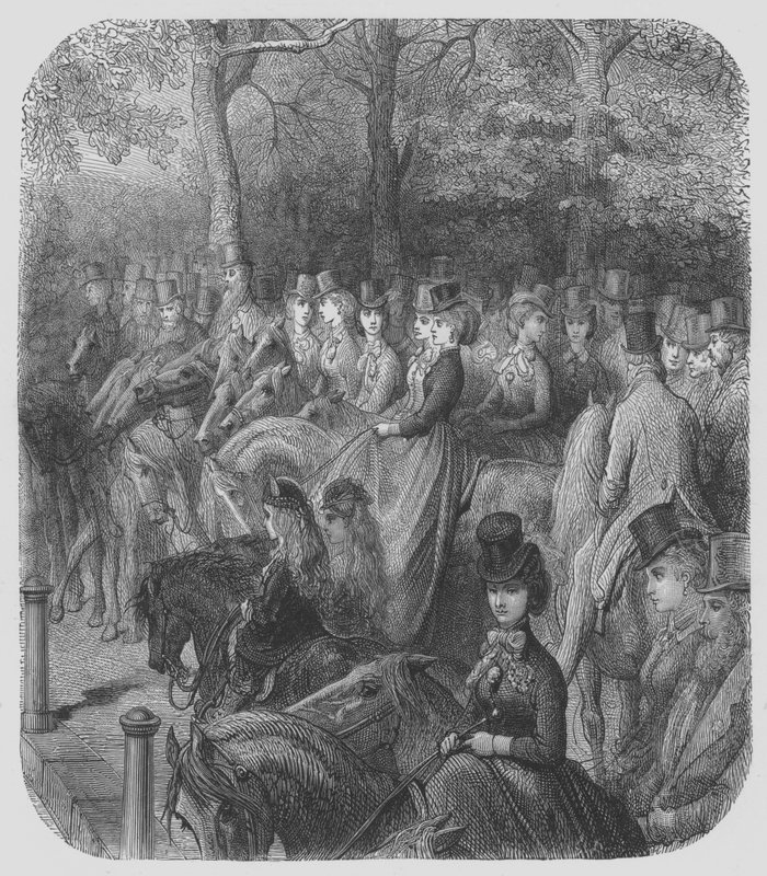 Hyde Park, Amazonerna av Gustave after Dore