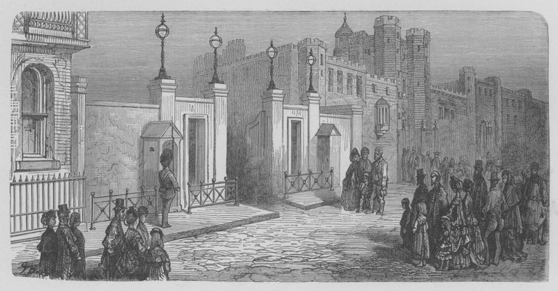 En dörr av Saint-James av Gustave after Dore