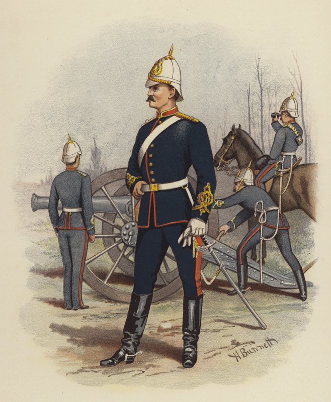 viktorianskt artilleri av H. Bunnett