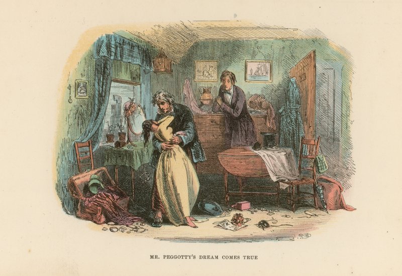 Illustration för David Copperfield av Hablot Knight Browne