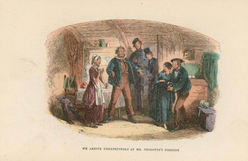 Illustration för David Copperfield av Hablot Knight Browne