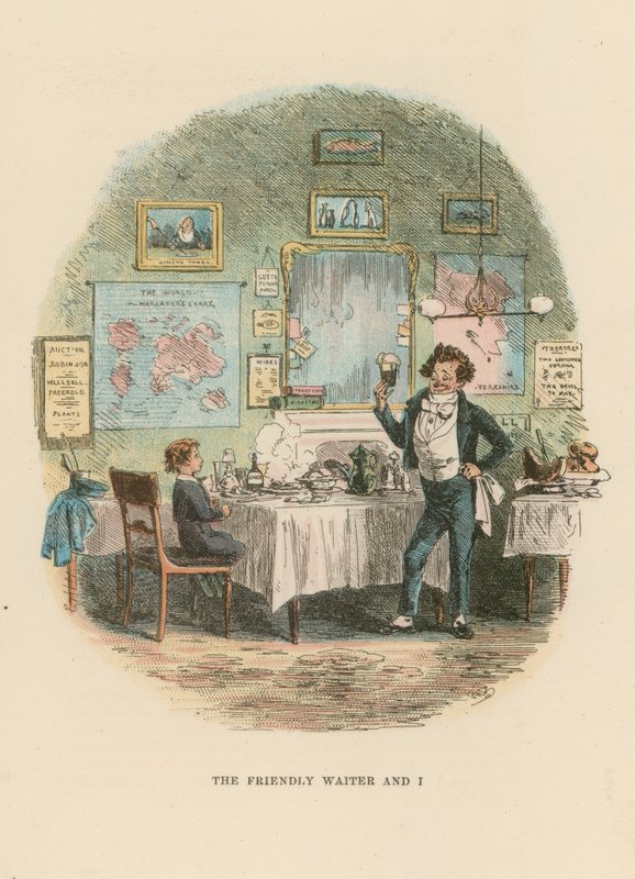 Illustration för David Copperfield av Hablot Knight Browne