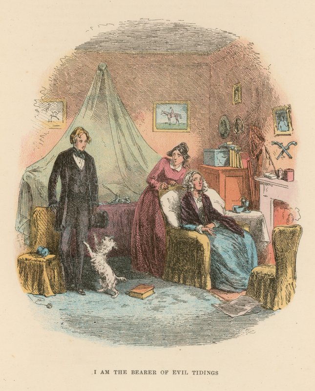 Illustration för David Copperfield av Hablot Knight Browne