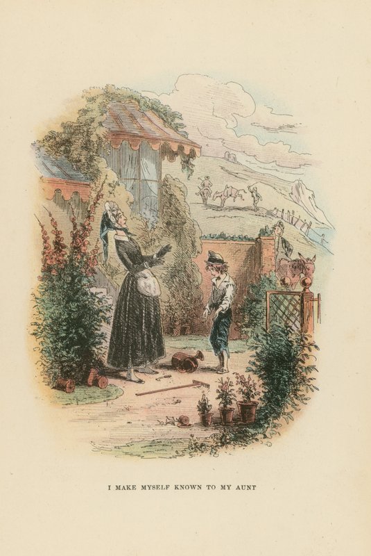 Illustration för David Copperfield av Hablot Knight Browne