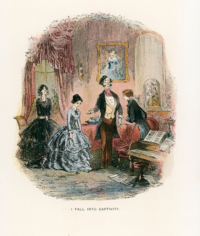 Illustration för David Copperfield av Hablot Knight Browne