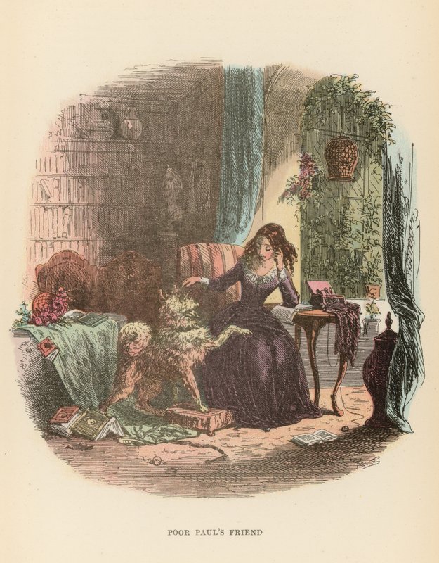 Illustration till Dombey and Son av Hablot Knight Browne