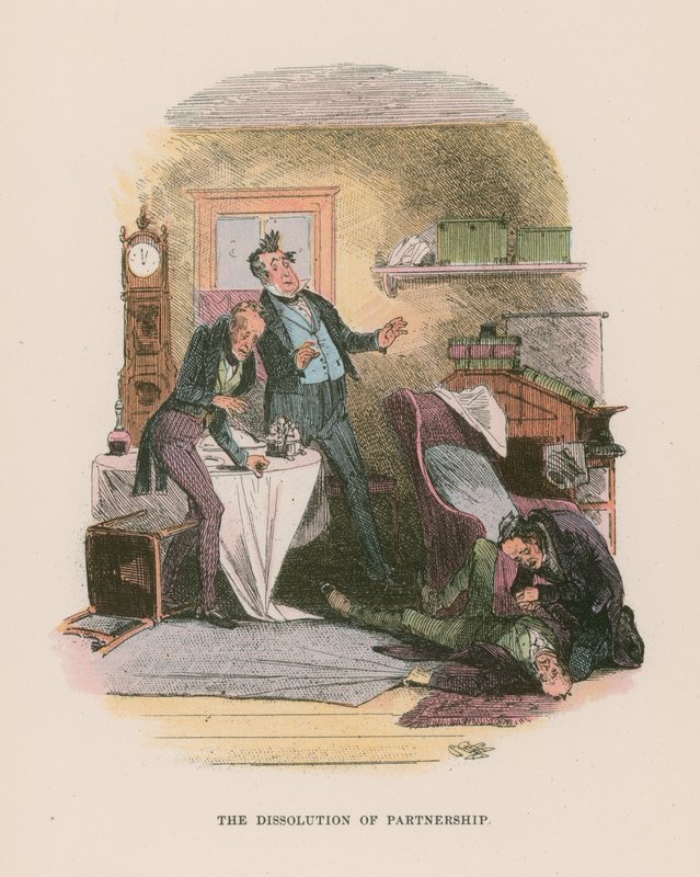 Illustration för Martin Chuzzlewit av Hablot Knight Browne
