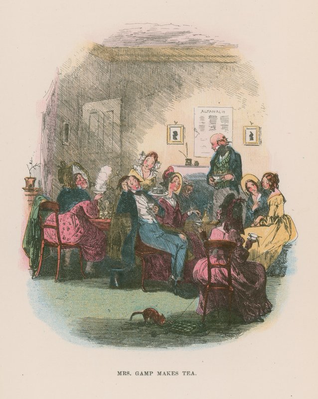 Illustration för Martin Chuzzlewit av Hablot Knight Browne