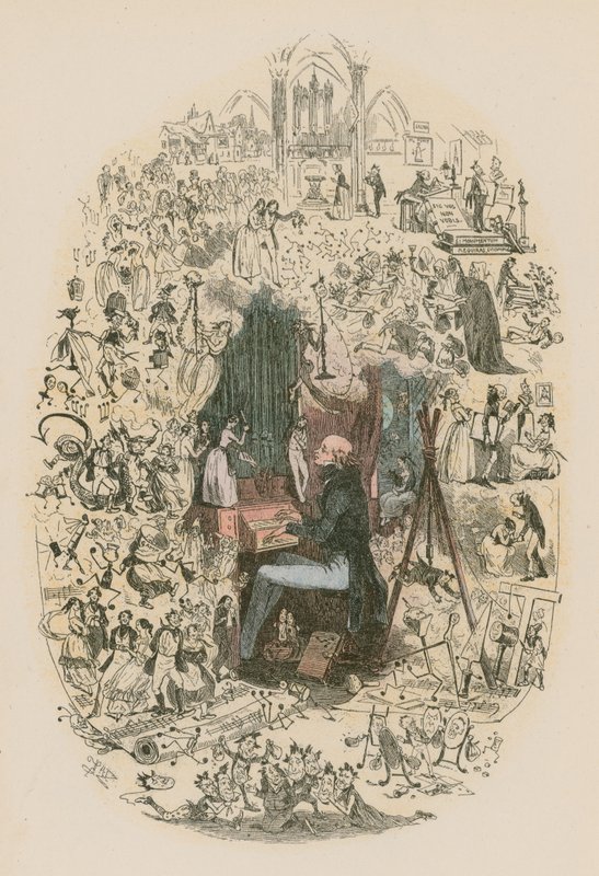 Illustration för Martin Chuzzlewit av Hablot Knight Browne