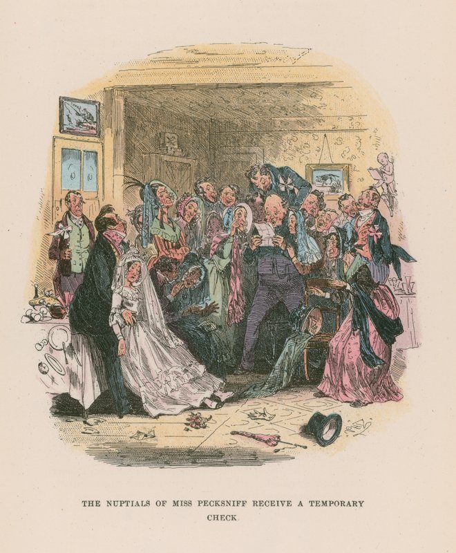 Illustration för Martin Chuzzlewit av Hablot Knight Browne