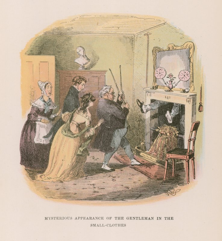 Illustration för Nicholas Nickleby av Hablot Knight Browne