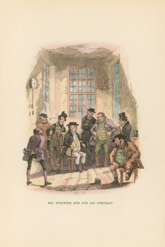 Illustration för Pickwick Papers av Hablot Knight Browne