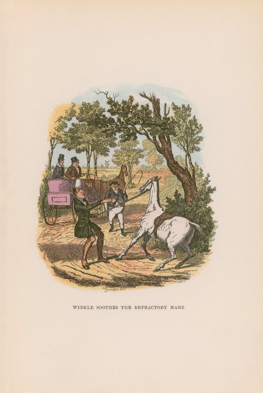 Illustration för Pickwick Papers av Hablot Knight Browne