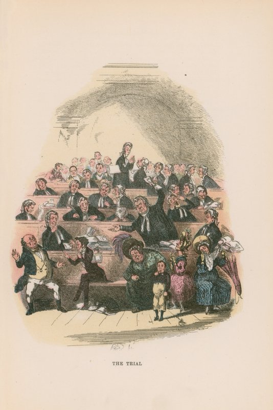 Illustration för Pickwick Papers av Hablot Knight Browne