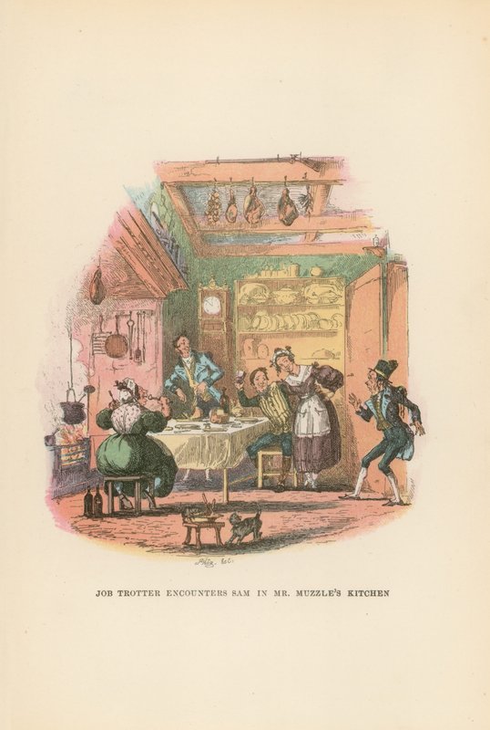 Illustration för Pickwick Papers av Hablot Knight Browne