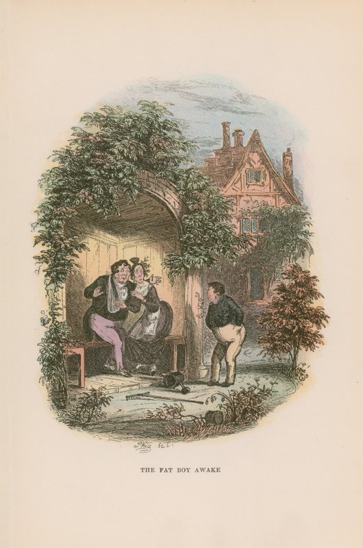 Illustration för Pickwick Papers av Hablot Knight Browne