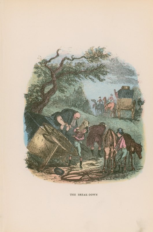 Illustration för Pickwick Papers av Hablot Knight Browne
