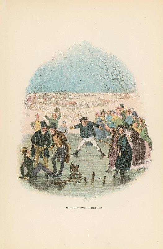 Illustration för Pickwick Papers av Hablot Knight Browne