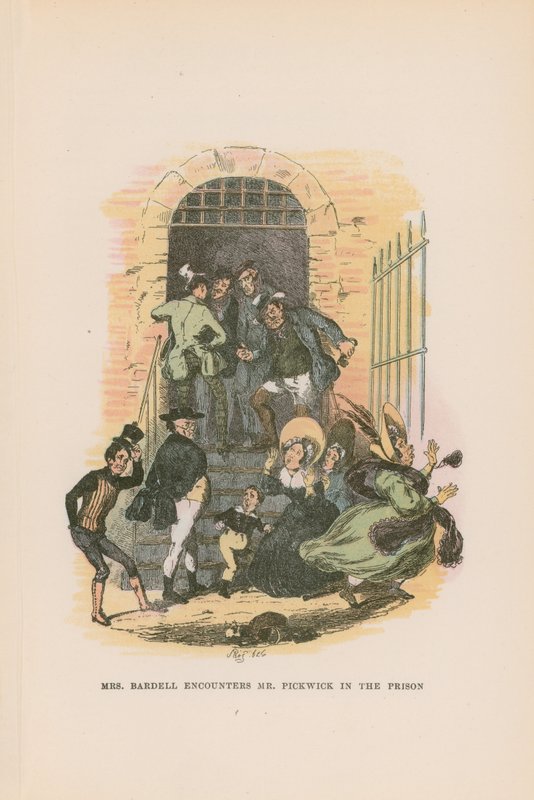 Illustration för Pickwick Papers av Hablot Knight Browne