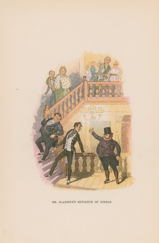 Illustration till Pickwick Papers av Hablot Knight Browne