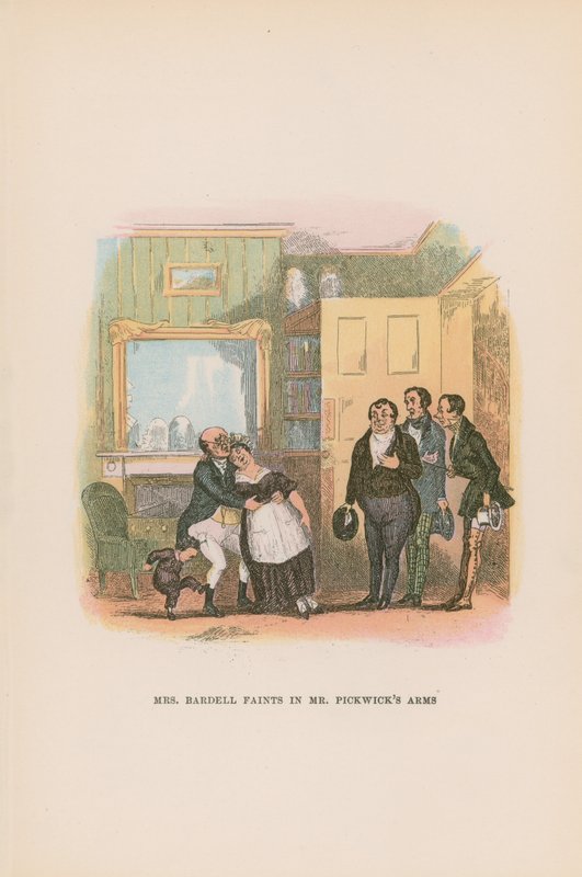 Illustration för Pickwick Papers av Hablot Knight Browne