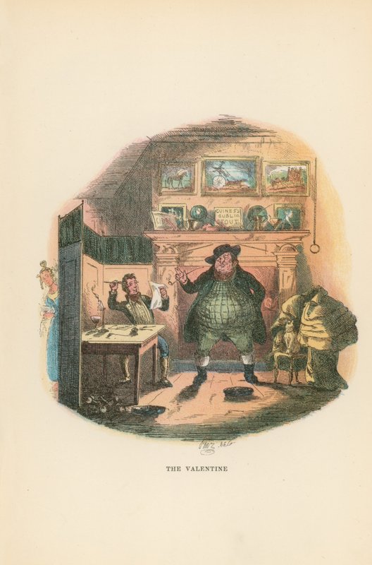 Illustration till Pickwick Papers av Hablot Knight Browne