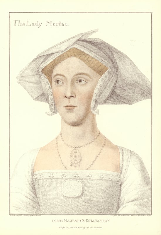 Jane Meutas (akvatint) av Hans Holbein der Jüngere