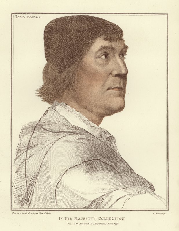 John Poines (akvatint) av Hans Holbein der Jüngere