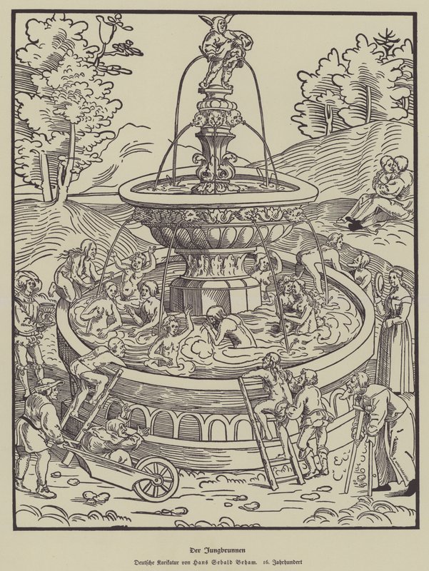 Ungdomens fontän, 1500-talet av Hans Sebald Beham
