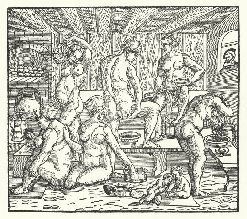 Kvinnor som badar av Hans Sebald Beham