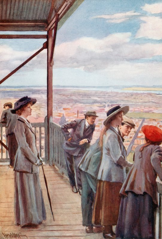 Från Look Out, Mount Royal, Montreal av Harold Copping