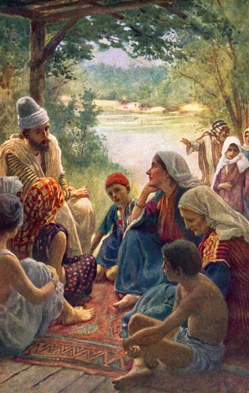 Lydia av Tyatira av Harold Copping