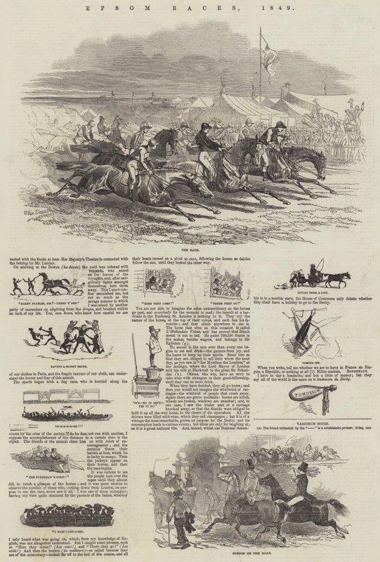 Epsom Races, 1849 av Harrison William Weir