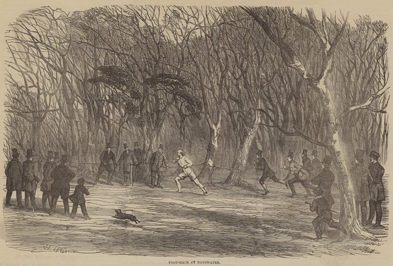 Fotlopp på Bayswater av Harrison William Weir