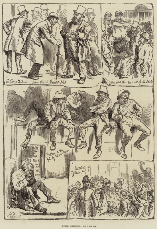 Dublin Skisser av Harry Furniss